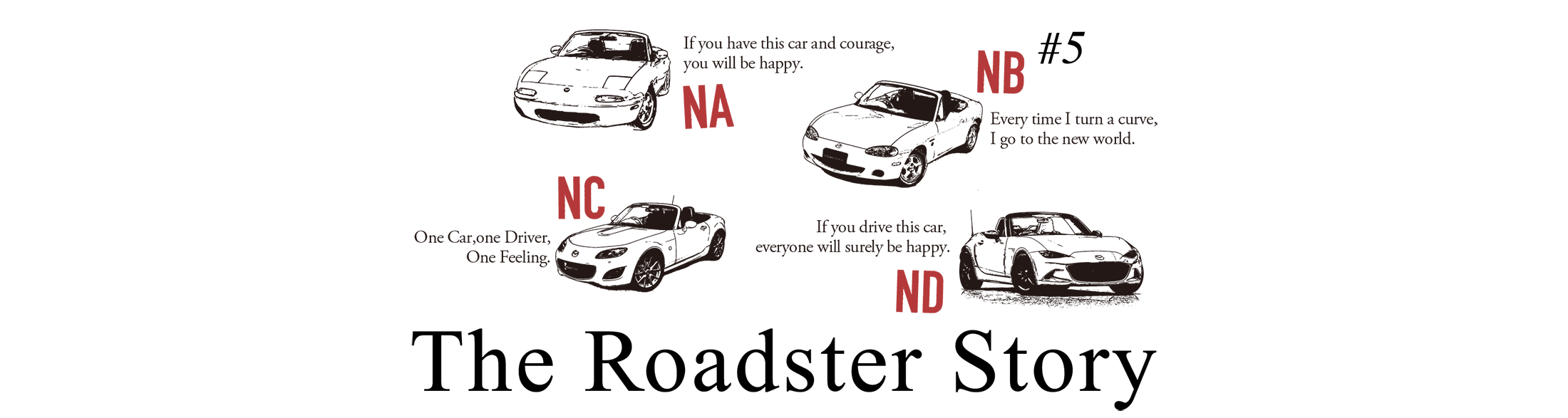 The Roadster Story #5 Essential Open Style／NA, NB, NC, ND